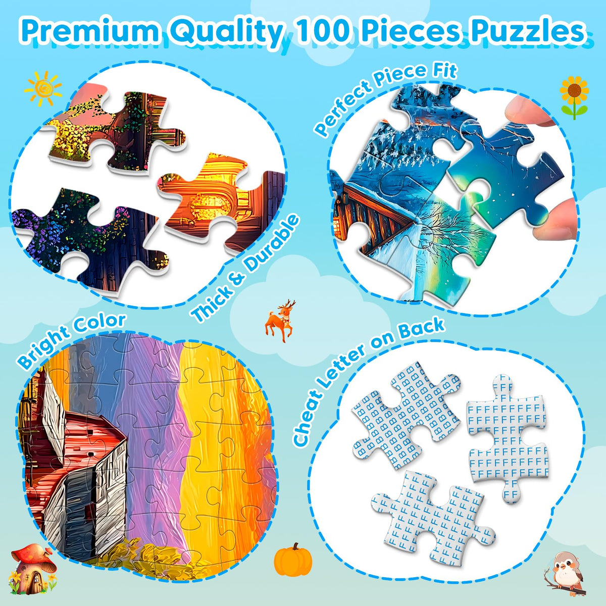 Bractowa Harvest Season puzzle evokes warm imagery for engaging learning
