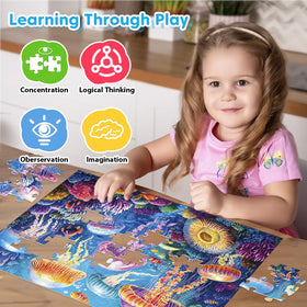 Bractowa Ocean Waves puzzle scene invites collaborative play and storytelling.