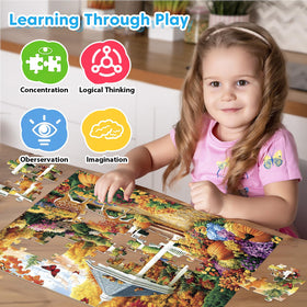 Bractowa large-piece puzzle showing easy-grip hands