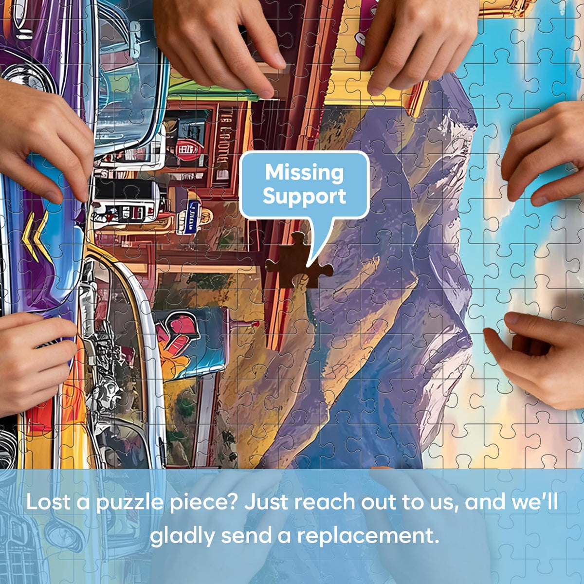 Bractowa recycled cardboard construction supports sustainable puzzling sessions.