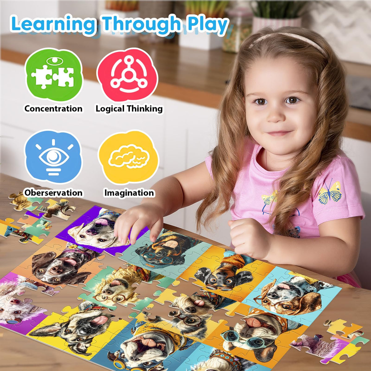 Bractowa recycled-cardboard puzzle showcases durable, safe materials for young puzzlers.