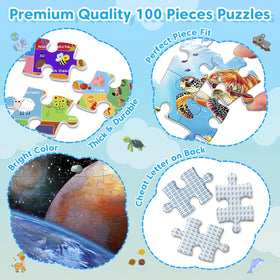 Bractowa World Animals puzzle celebrates biodiversity and boosts problem solving in kids.