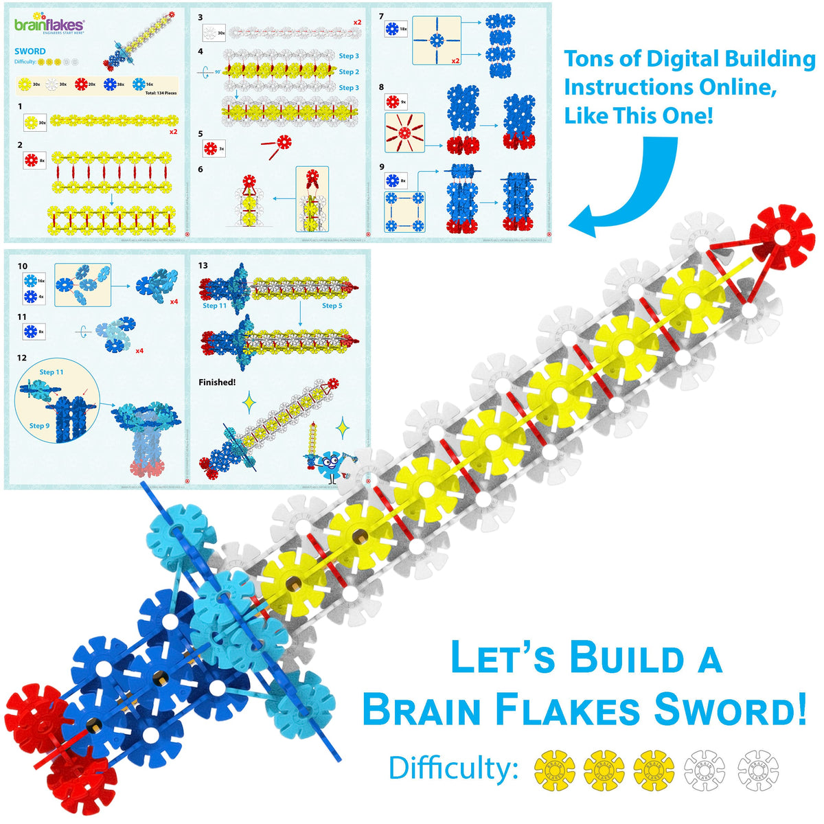 Brain Flakes classroom use image shows versatile, group-based learning.