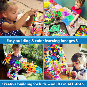Brain Flakes rainbow ball shows open-ended construction in bright colors.