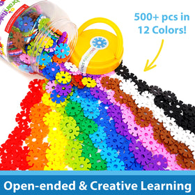 Brain Flakes tree-structure model illustrates scalable design for collaborative building.