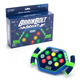 Educational Insights BrainBolt Boost handheld memory game for travel and focus.