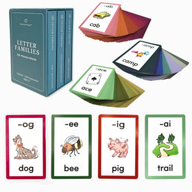 Brainstrong 750 phonics words Step 1 card builds foundational reading skills for beginners.