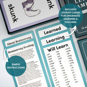 Brainstrong thorough instructions help parents and teachers organize lessons.
