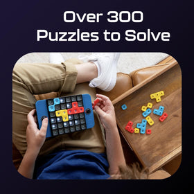 Brainwright Puzzle Bright control panel and LED cues for quick-start play