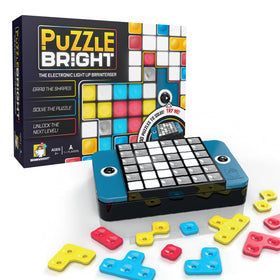 Brainwright Puzzle Bright front view with light-up grid for logic practice