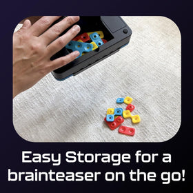 Brainwright Puzzle Bright portable teaser featuring 300+ challenges for brain training