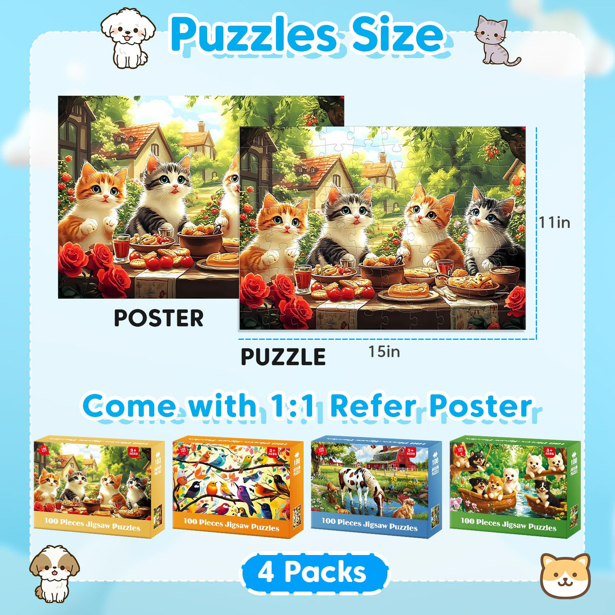 BraniacBits farm horse dogs puzzle supports spatial reasoning and family play