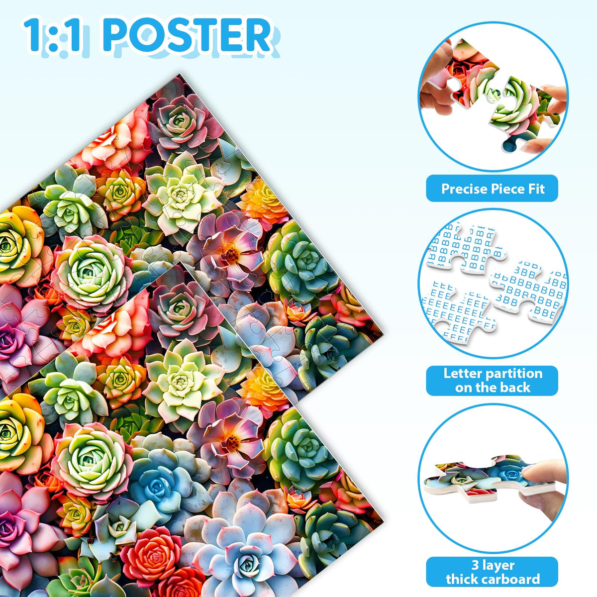 BraniacBits hamburgers 100-piece puzzle, playful theme for snack-time breaks