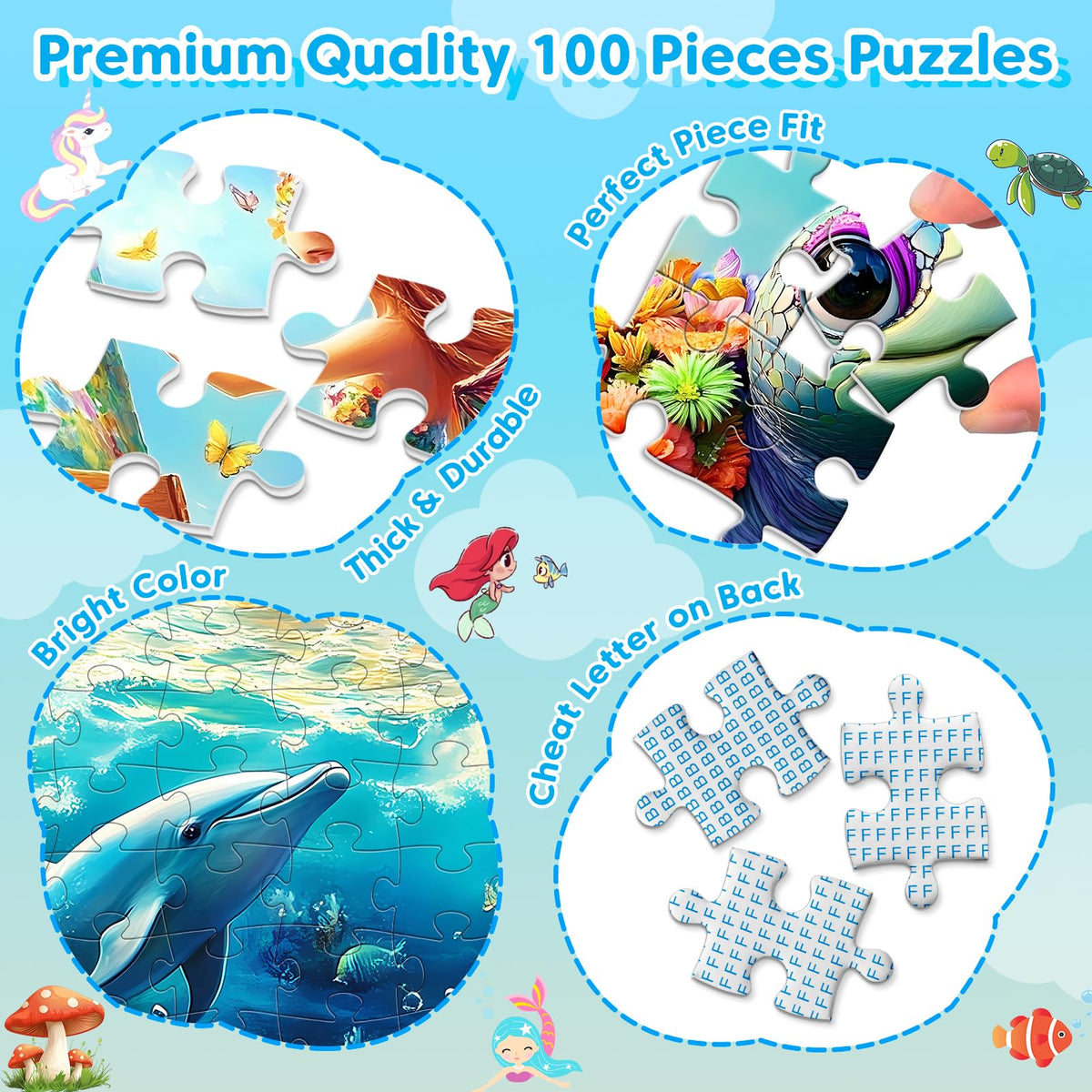 BraniacBits Mushroom Cottage puzzle image offers screen-free focus and problem solving.