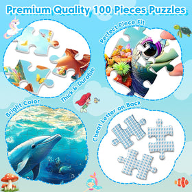 BraniacBits Mushroom Cottage puzzle image offers screen-free focus and problem solving.