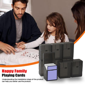 Brappo black 9-pack deck box for organized game nights.