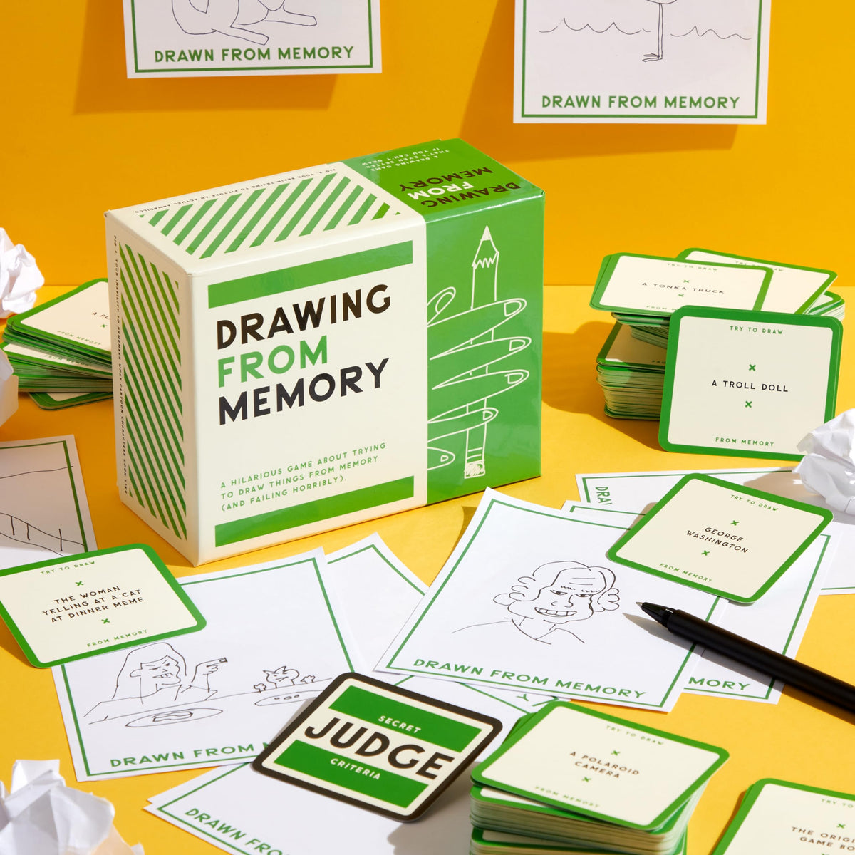 Brass Monkey box contents reveal game pad and 500+ prompts.