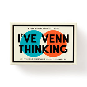 Brass Monkey Ive Venn Thinking game box ready for quick setup and play