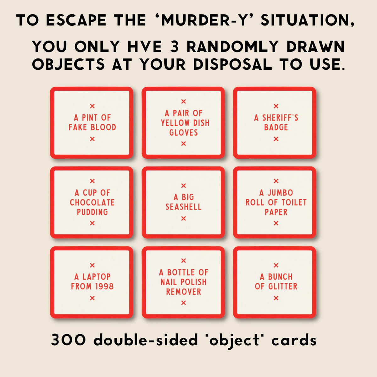 Brass Monkey Not Today, Murder game play prompts lively gameplay and shared moments.