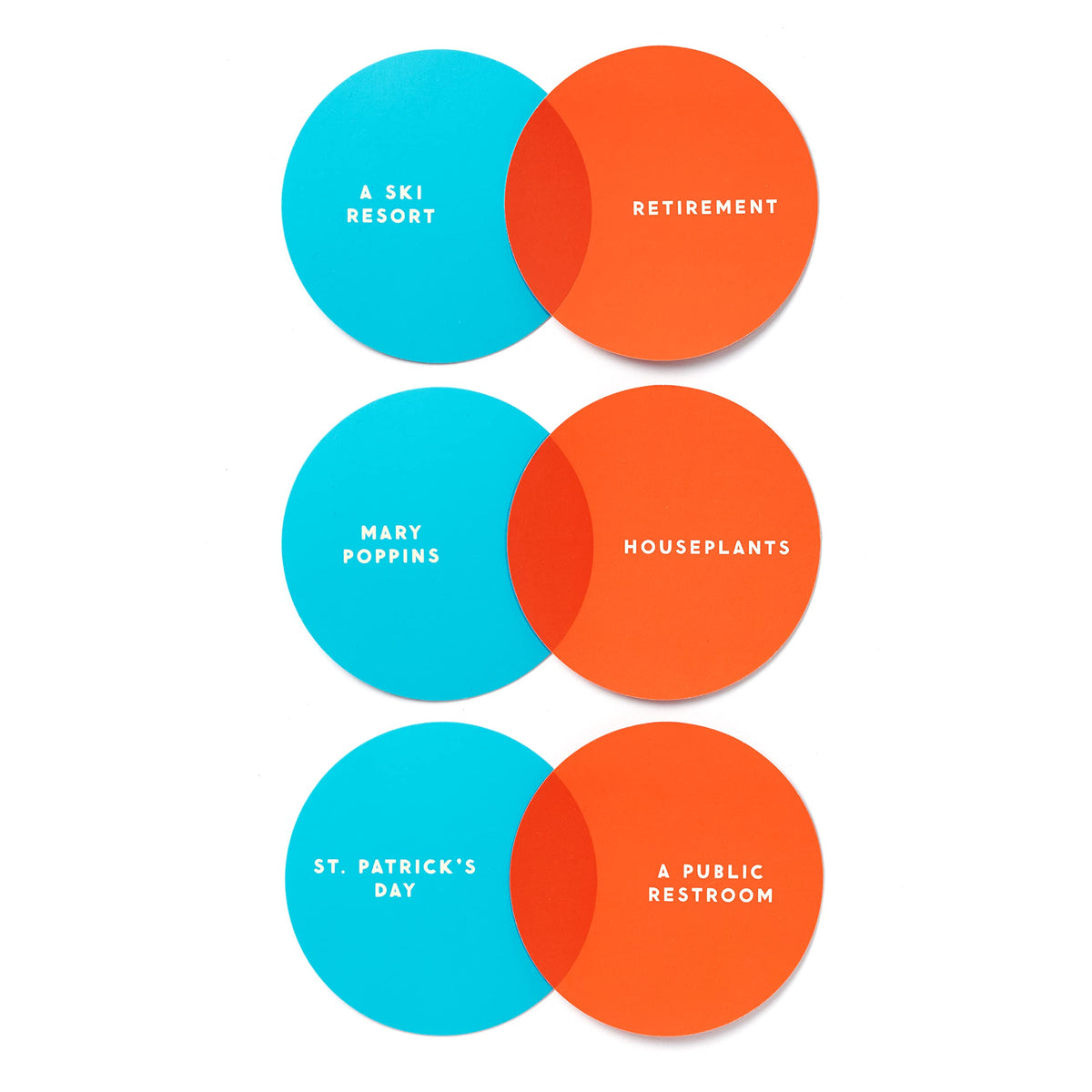 Players drawing discs with Brass Monkey Venn Thinking boosts interactive play