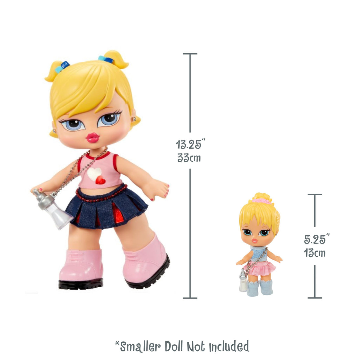 Bratz Big Babyz Cloe real fashions offer texture and authentic mini style