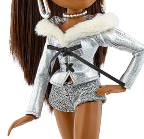 Four Bratz Charmz dolls in a collect-and-display lineup