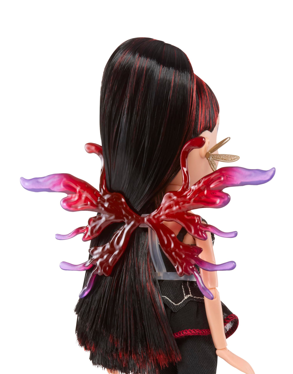 Bratz Pixiez Lina accessories—earrings, heels, and purse for complete looks