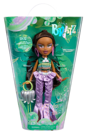 Bratz Fashion Pixiez Sasha doll with shimmering wings for imaginative play.
