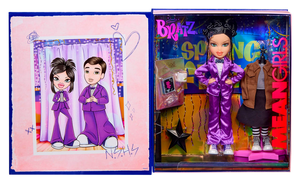 Bratz Janis doll Spring Fling front view for stylish display and storytelling