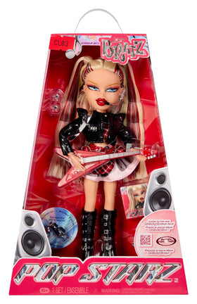 Bratz Pop Starz Cloe in bold leather jacket for imaginative play
