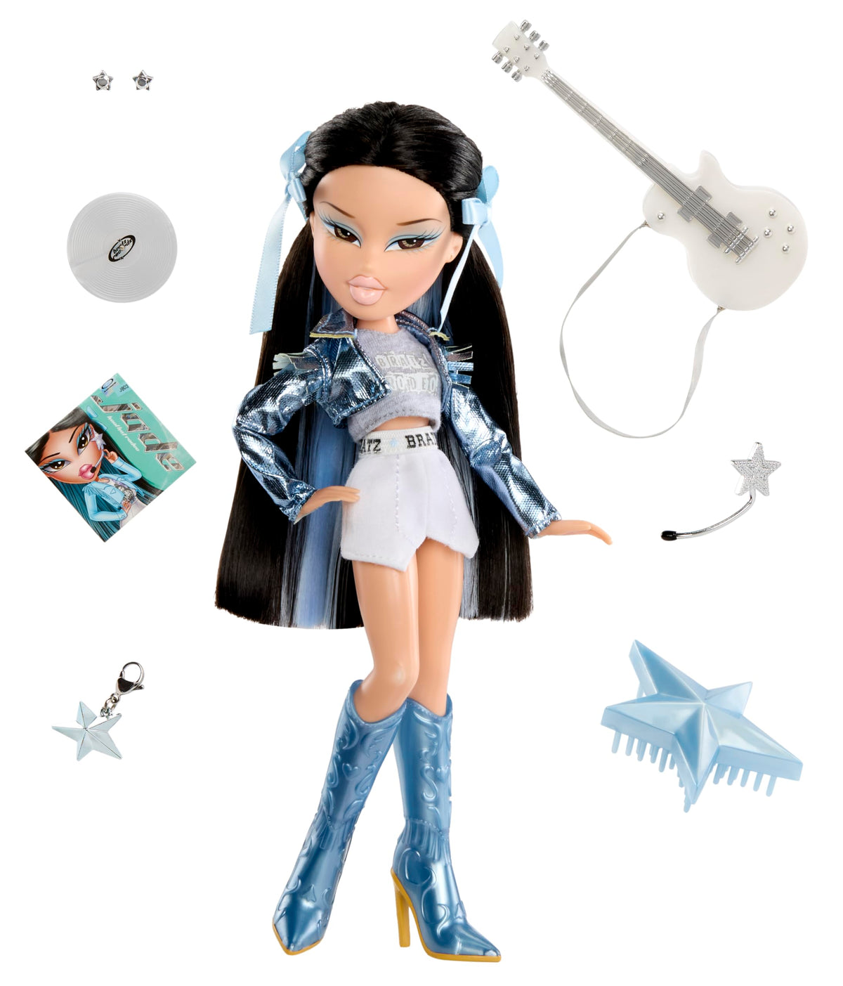 Bratz Pop Starz Jade chrome fringe jacket highlights bold country glam