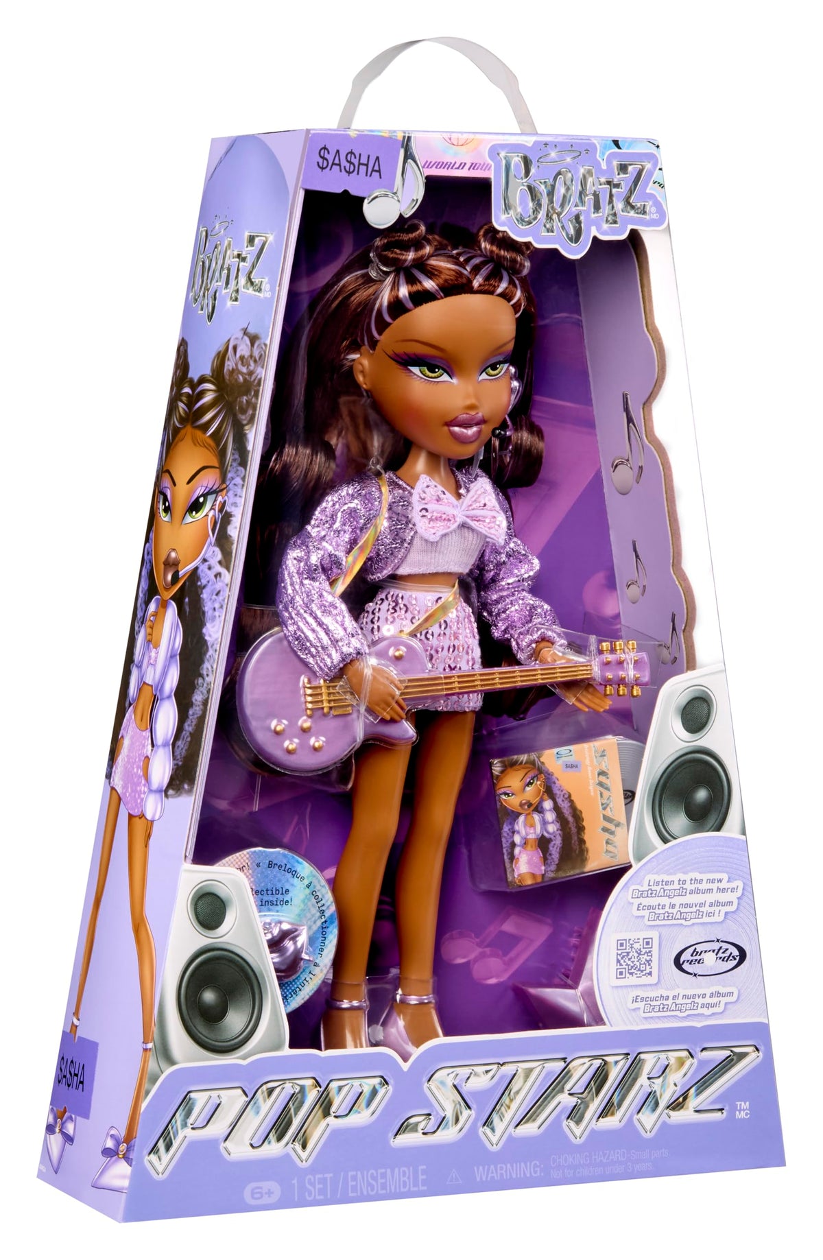 Bratz Pop Starz Sasha charm for bracelet, collectible accessory