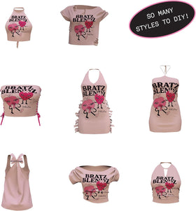 Bratz Stylin' Cloe customizable tee—design your own look.