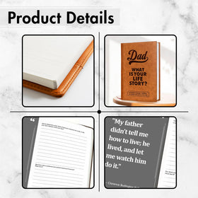 BRAVEBUG Dad Story Book thick bleed-resistant paper for writing.