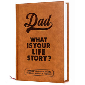 BRAVEBUG Dad Story Book hardcover cover, premium gift presentation.