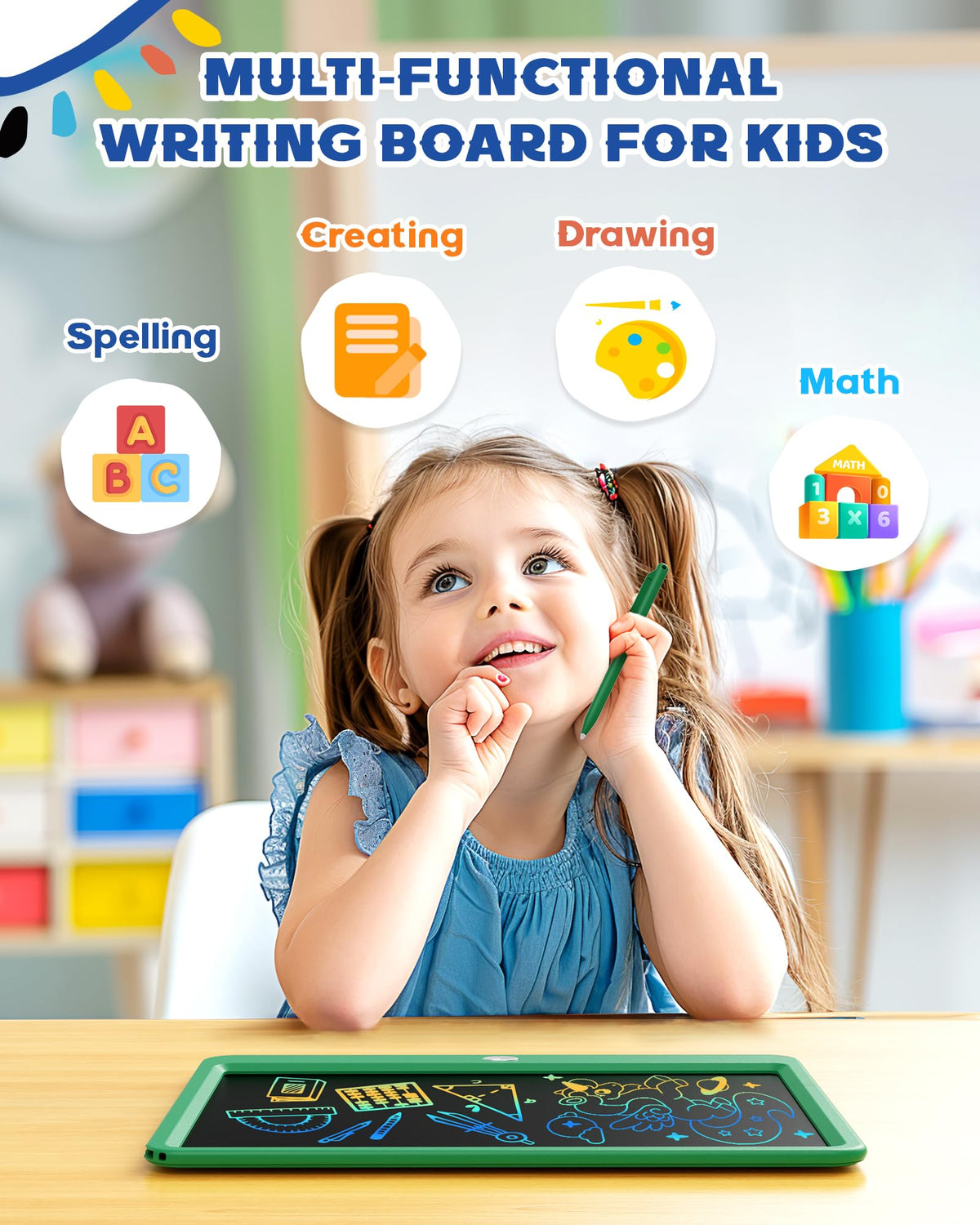 Bravokids color screen educational toy designed for learning and play