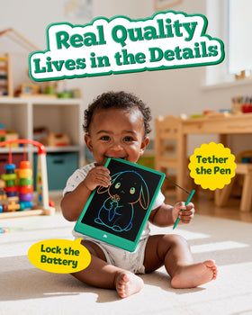 Bravokids tablet with durable rounded corners for safe play