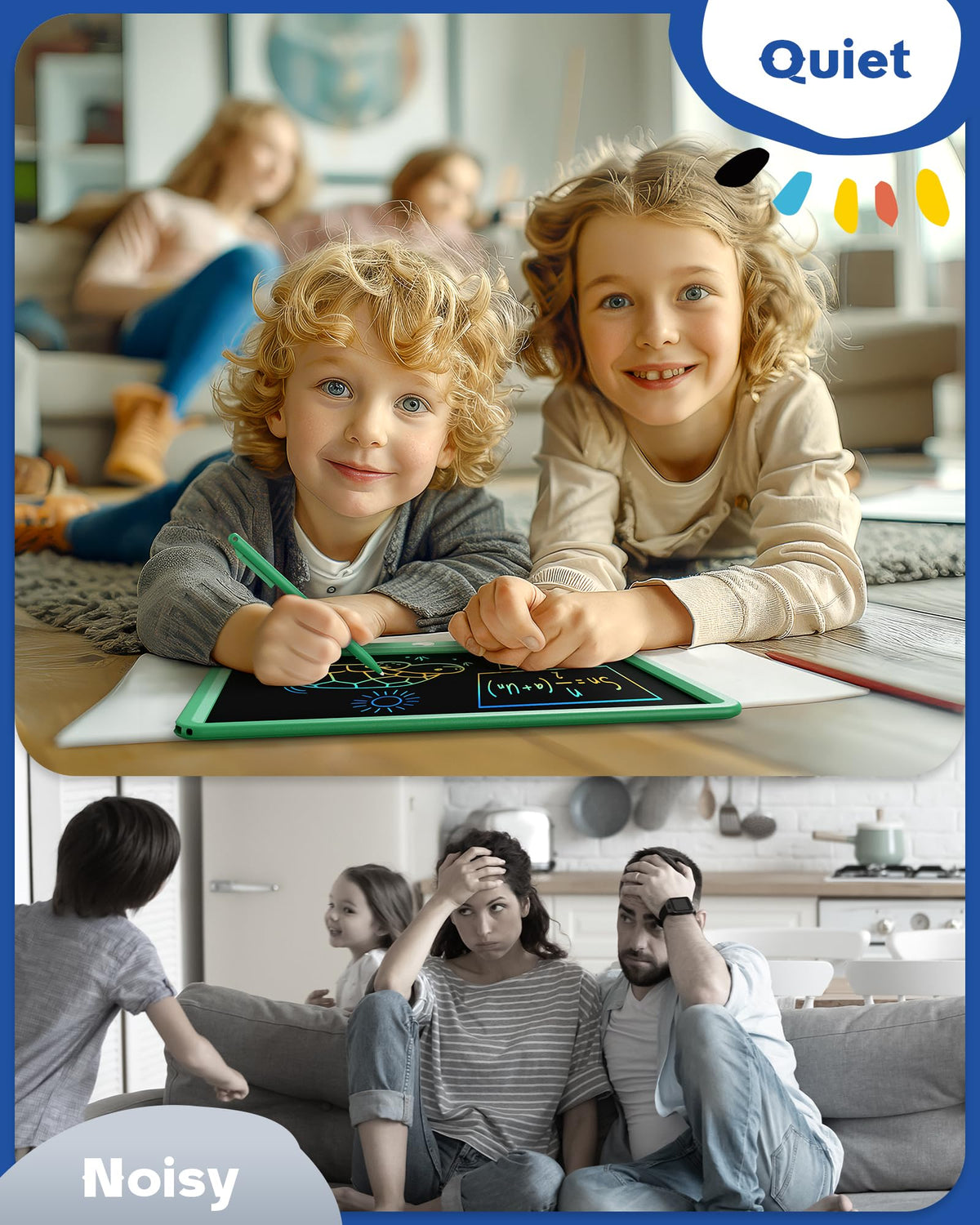 Bravokids travel-friendly tablet for kids ideal for car and plane trips