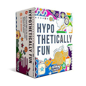Breaking Games' Hypothetically Fun box opens, revealing cards for icebreaker gatherings.