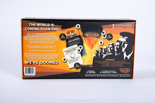 Breaking Games We're Doomed holiday gift idea signals a unique party experience.