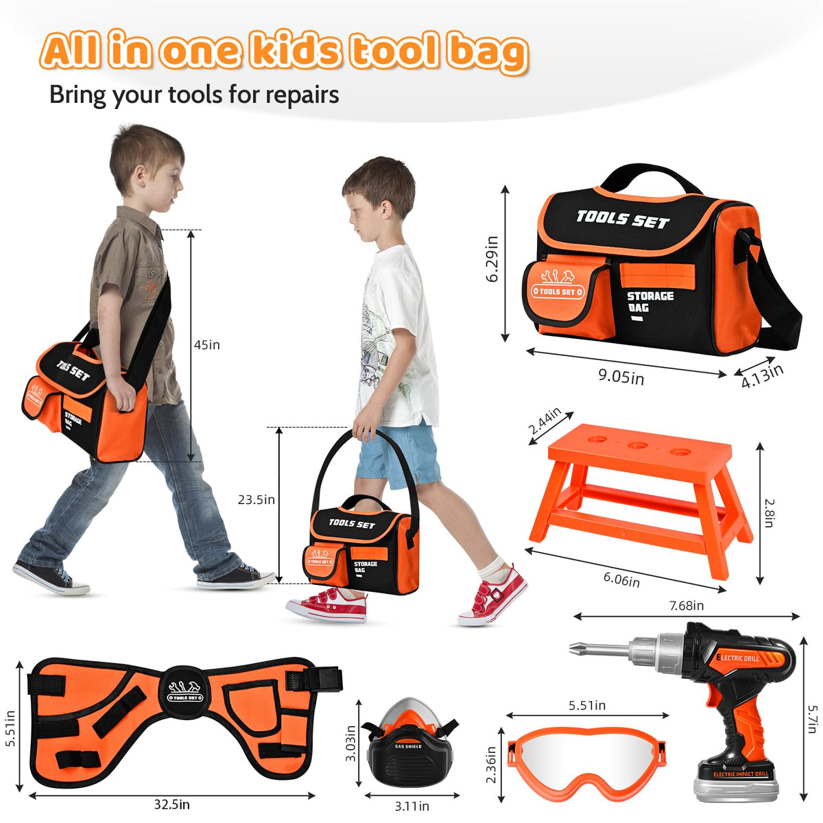 Breibowski caliper measuring tool enhances early measurement play