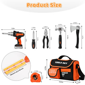 Breibowski premium kids tool set ergonomic handles image showcases small-hand friendly grip