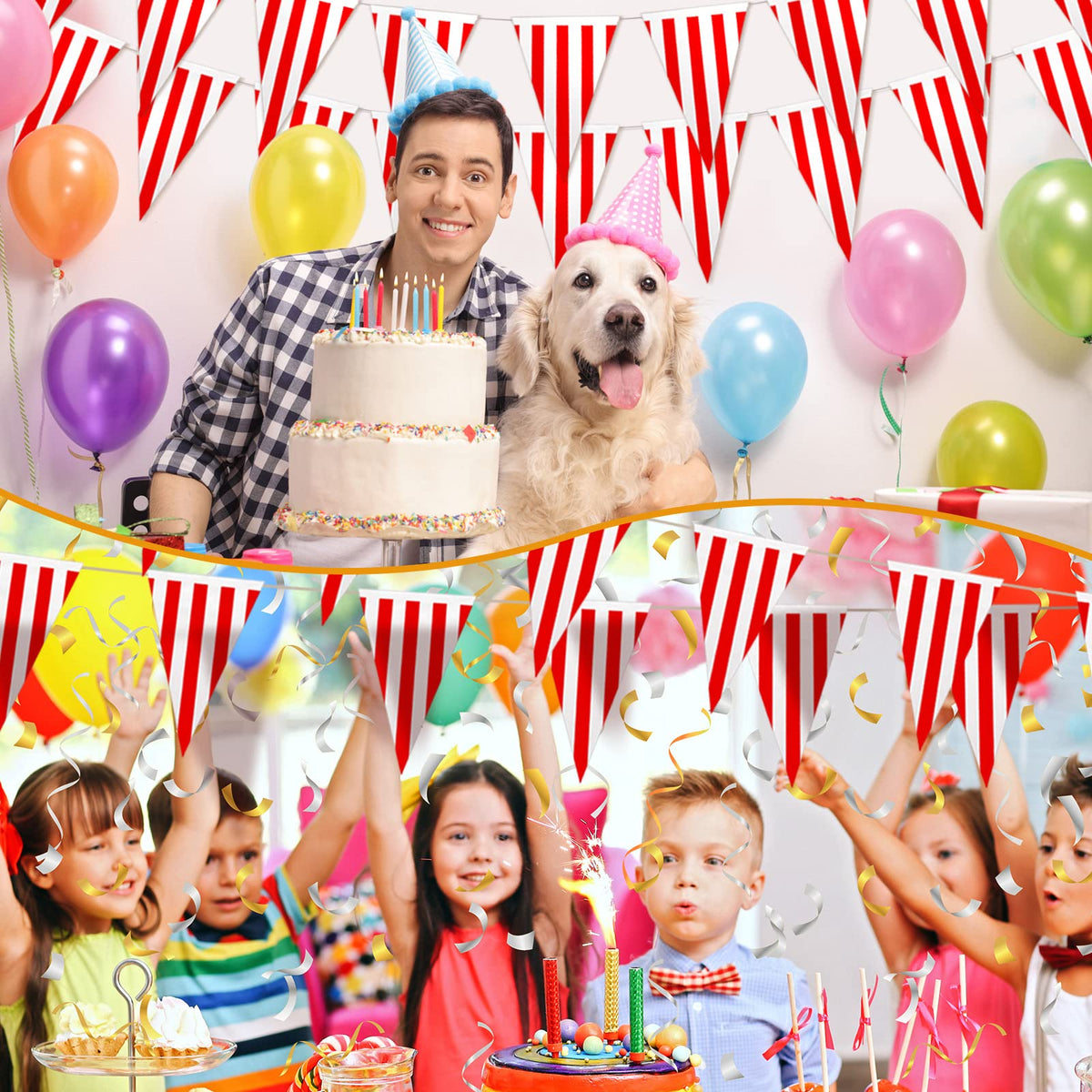 Breling banner is reusable and folds flat for easy storage.