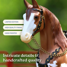 Breyer box featuring 75th Anniversary insignia, ideal for gifting.