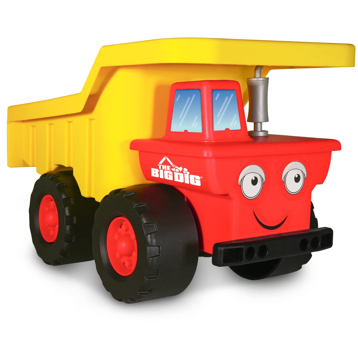 Breyer The Big Dig Dump Truck bed lift in action for easy unloading