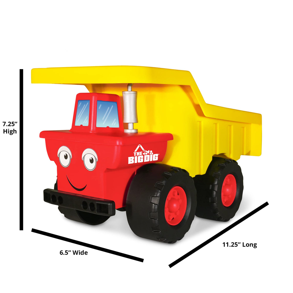 Breyer The Big Dig Dump Truck bright red yellow colors spark backyard play