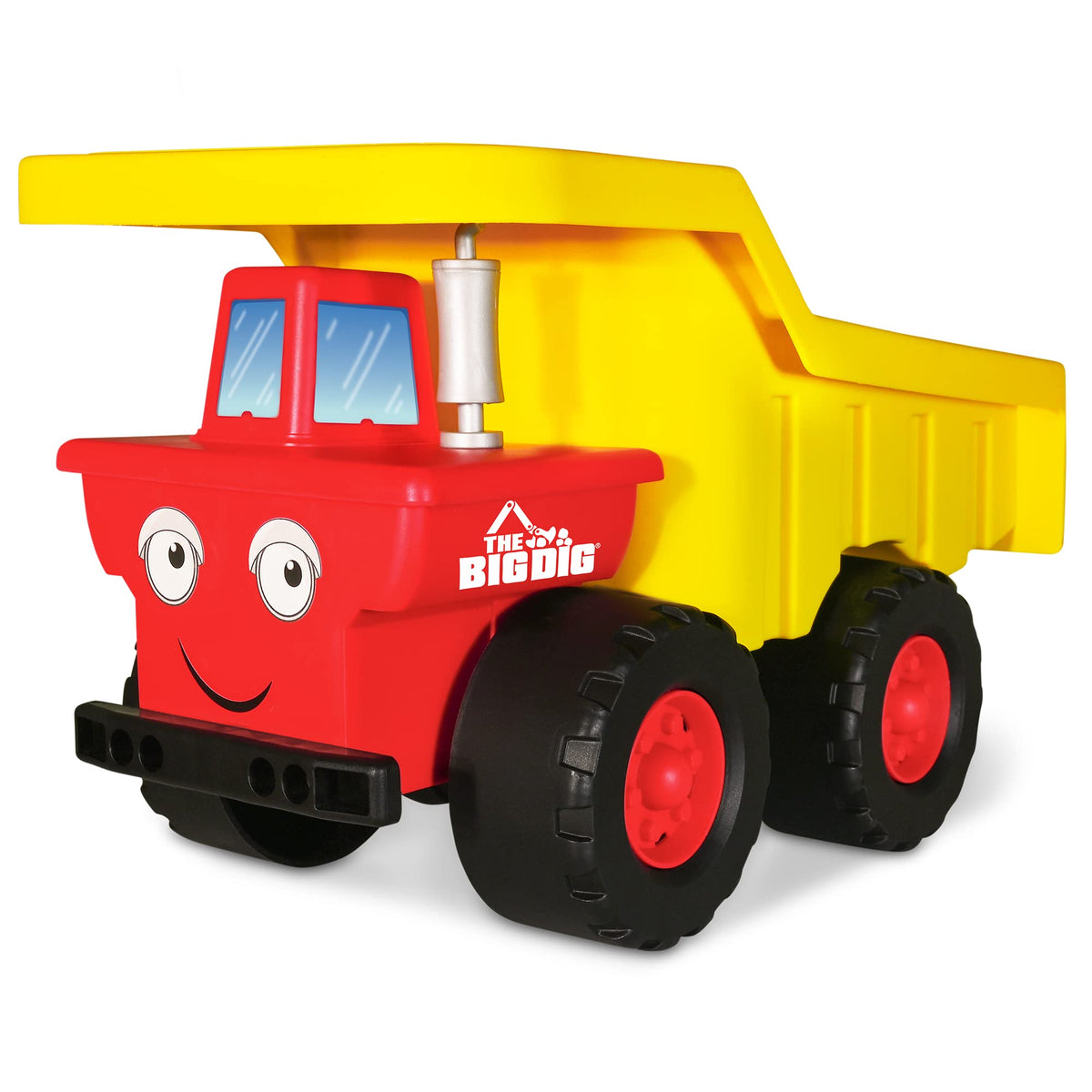 Breyer The Big Dig Dump Truck bed holds two scoops for quick transfers
