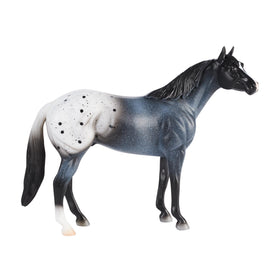 Breyer Blue Roan Appaloosa model horse in 1:12 scale for display and collection
