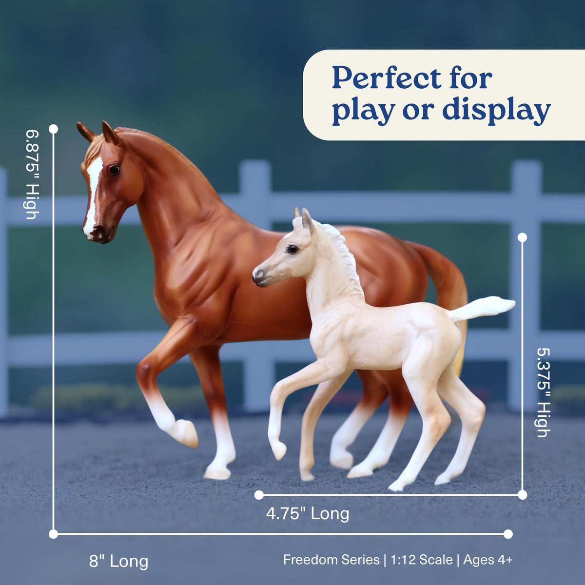Breyer Hand-painted studio finish emphasizing handcrafted artistry and realism.