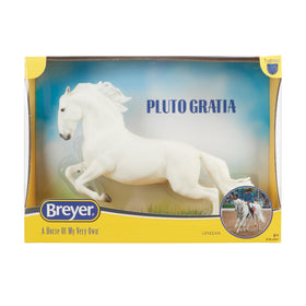 Breyer Pluto Gratia Colorado trail companion display piece for horsemanship fans.